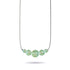 Evergreen | .925 Sterling Silver | Firefly Glass Infinity Clasp Necklace